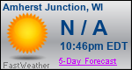 Weather Forecast for Amherst Junction, WI