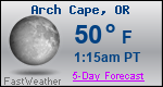 Weather Forecast for Arch Cape, OR