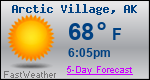 Weather Forecast for Arctic Village, AK