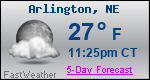 Weather Forecast for Arlington, NE