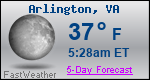Weather Forecast for Arlington, VA
