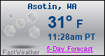 Weather Forecast for Asotin, WA