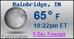 Weather Forecast for Bainbridge, IN