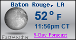Weather Forecast for Baton Rouge, LA