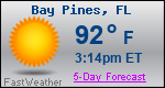 Weather Forecast for Bay Pines, FL