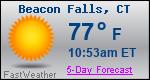 Weather Forecast for Beacon Falls, CT
