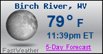 Weather Forecast for Birch River, WV