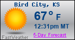 Weather Forecast for Bird City, KS