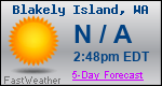 Weather Forecast for Blakely Island, WA
