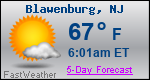 Weather Forecast for Blawenburg, NJ