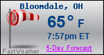 Weather Forecast for Bloomdale, OH
