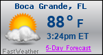 Weather Forecast for Boca Grande, FL