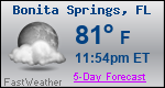 Weather Forecast for Bonita Springs, FL