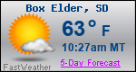 Weather Forecast for Box Elder, SD