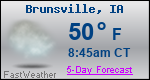 Weather Forecast for Brunsville, IA
