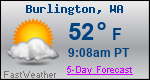 Weather Forecast for Burlington, WA