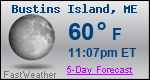Weather Forecast for Bustins Island, ME
