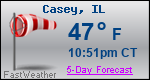 Weather Forecast for Casey, IL