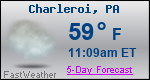 Weather Forecast for Charleroi, PA