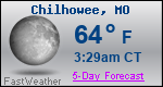Weather Forecast for Chilhowee, MO