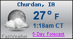 Weather Forecast for Churdan, IA