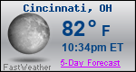 Weather Forecast for Cincinnati, OH