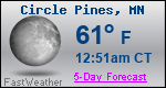 Weather Forecast for Circle Pines, MN
