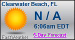 Weather Forecast for Clearwater Beach, FL