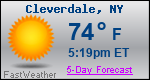 Weather Forecast for Cleverdale, NY