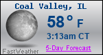 Weather Forecast for Coal Valley, IL
