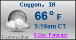 Weather Forecast for Coggon, IA