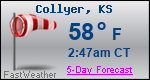 Weather Forecast for Collyer, KS