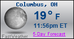 Weather Forecast for Columbus, OH