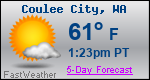 Weather Forecast for Coulee City, WA