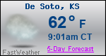 Weather Forecast for De Soto, KS