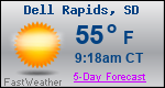 Weather Forecast for Dell Rapids, SD