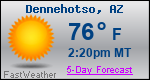 Weather Forecast for Dennehotso, AZ