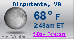 Weather Forecast for Disputanta, VA