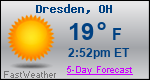 Weather Forecast for Dresden, OH