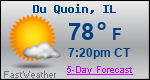 Weather Forecast for Du Quoin, IL
