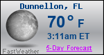 Weather Forecast for Dunnellon, FL