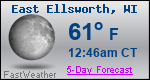 Weather Forecast for East Ellsworth, WI