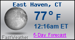 Weather Forecast for East Haven, CT