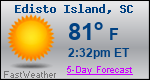 Weather Forecast for Edisto Island, SC