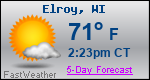 Weather Forecast for Elroy, WI