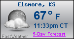 Weather Forecast for Elsmore, KS