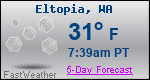 Weather Forecast for Eltopia, WA