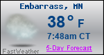 Weather Forecast for Embarrass, MN