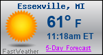 Weather Forecast for Essexville, MI