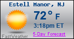 Weather Forecast for Estell Manor, NJ
